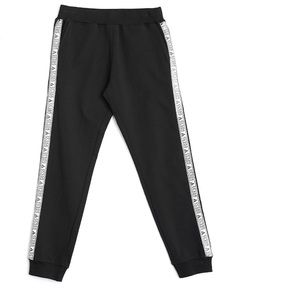 Guess black and white logo dre sh joggers